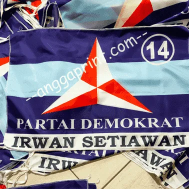 Cetak Bendera Partai Custom: Tahan Cuaca, Warna Presisi (3)