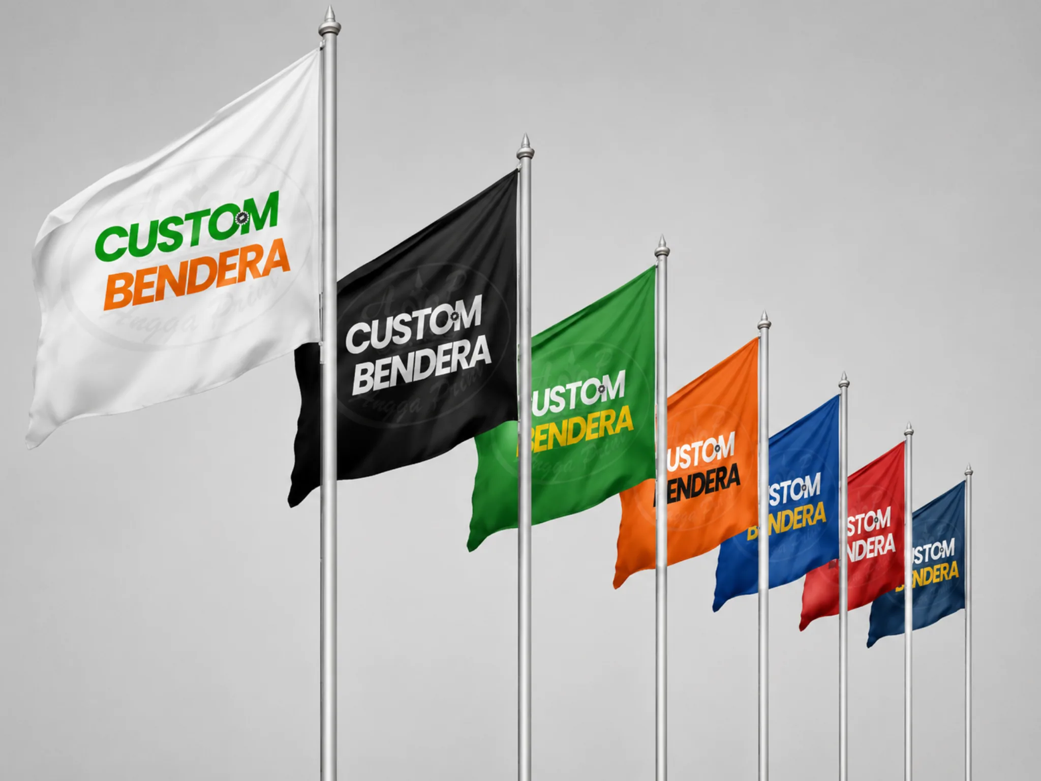 Cetak Bendera Partai Custom: Tahan Cuaca, Warna Presisi (1)