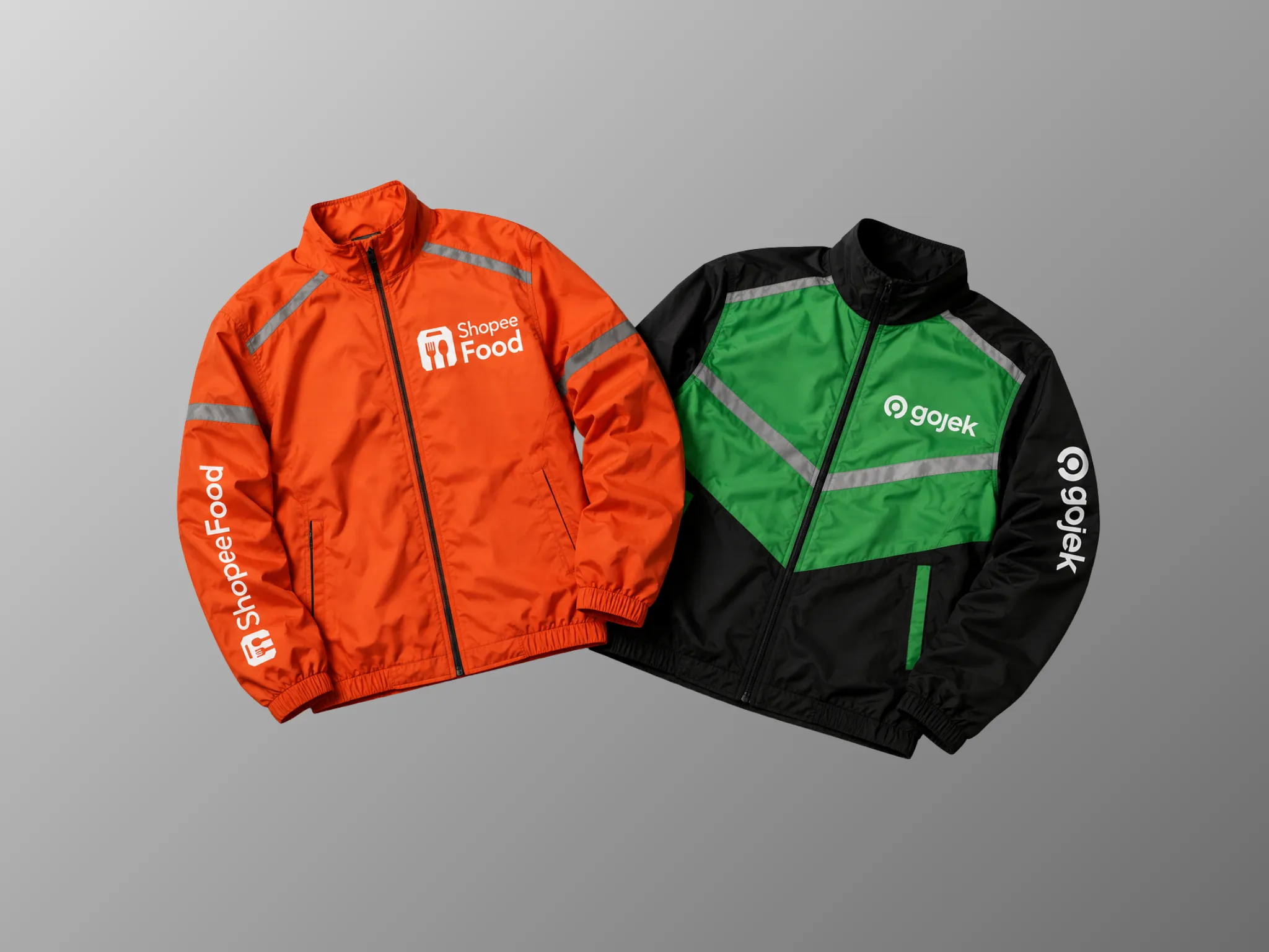 Sablon Jaket Ojek Online Custom, Seragam Driver Berkelas