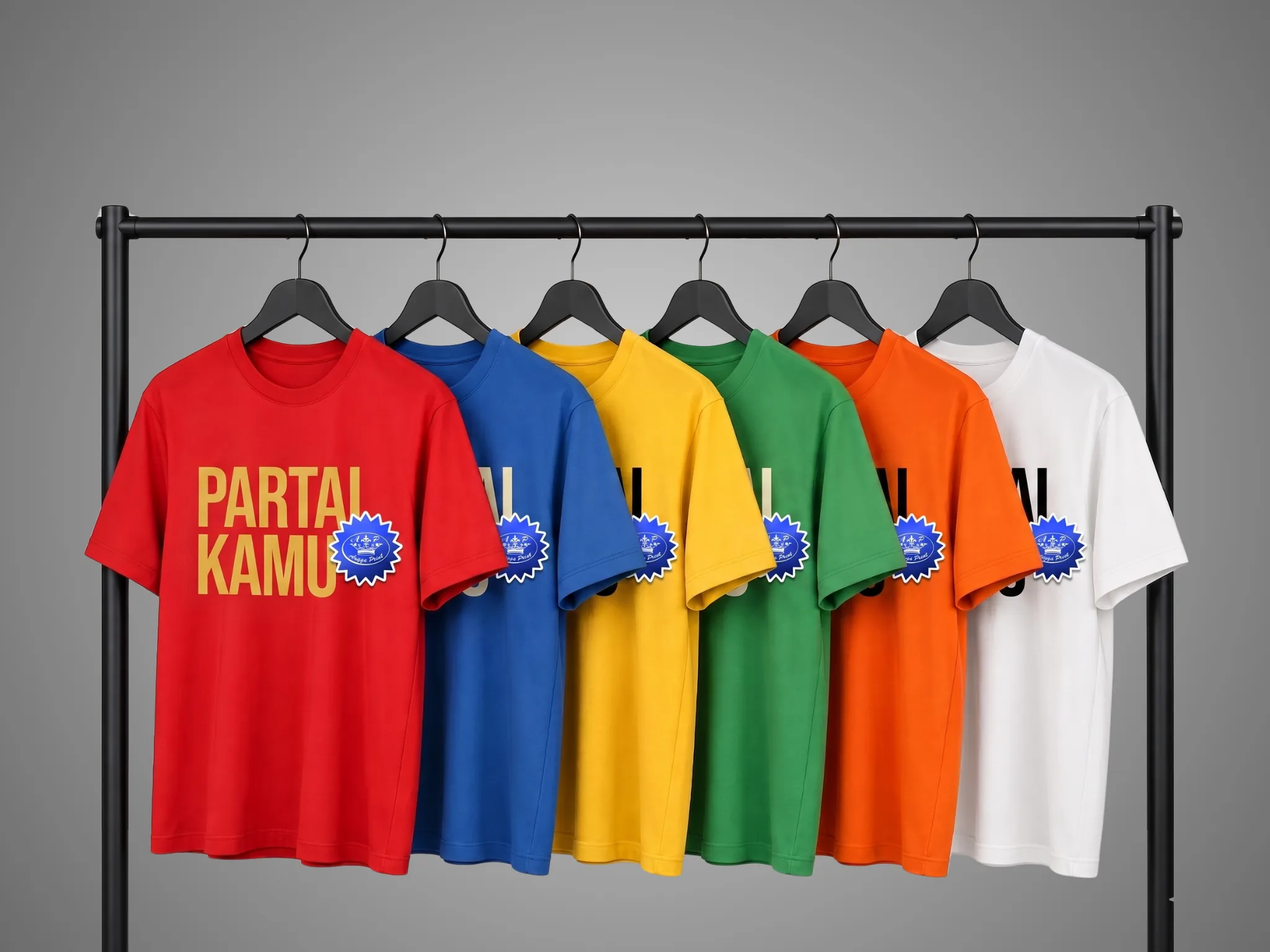 Sablon Kaos Partai Custom: Bahan Nyaman, Warna Presisi