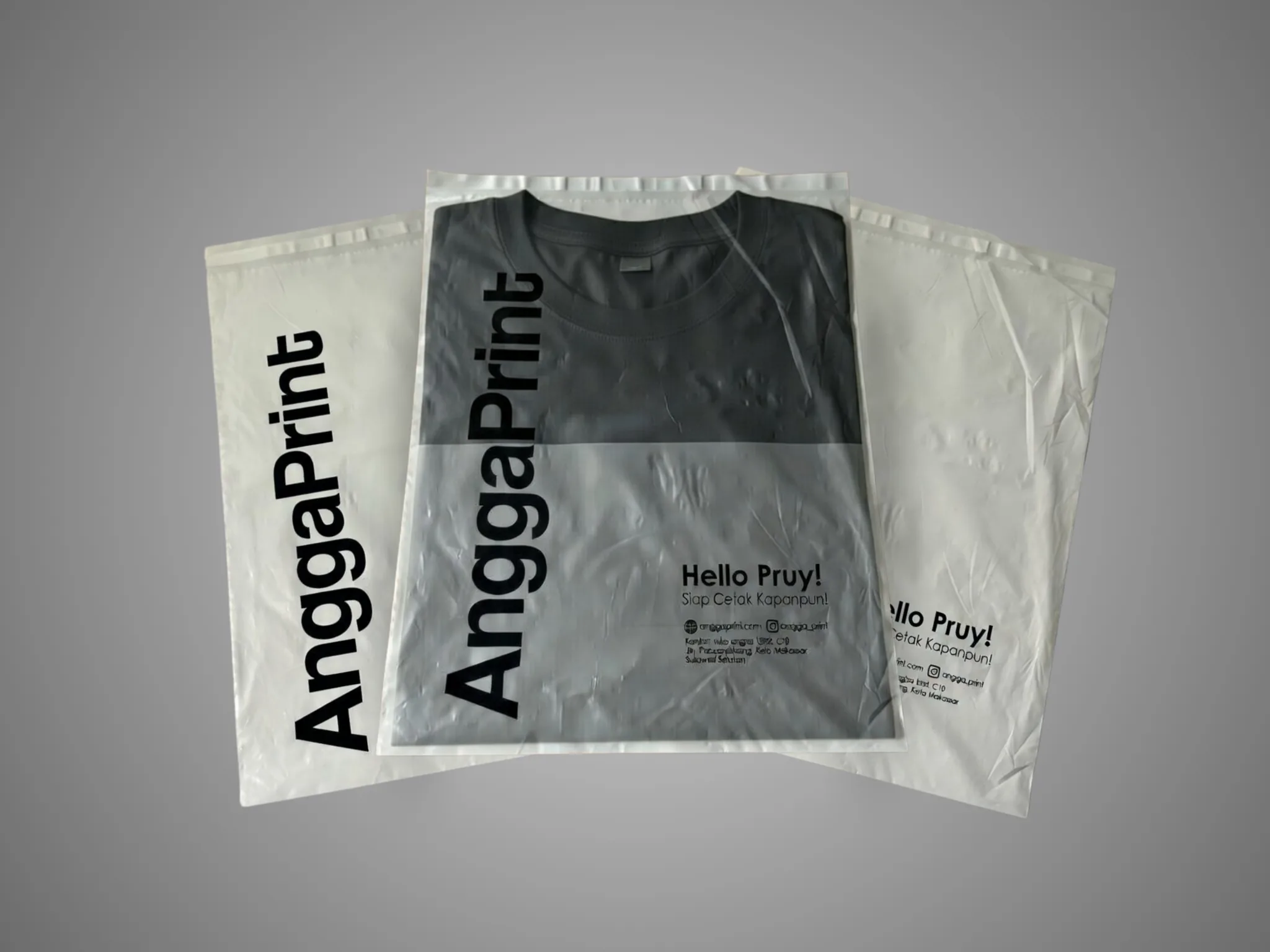 Sablon Plastik Custom, Kemasan, Shopping Bag & Kresek UMKM